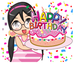 NooJuJi - Glasses Girl are So Cute (ENG) sticker #10266252