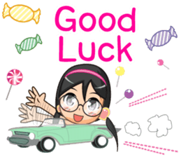 NooJuJi - Glasses Girl are So Cute (ENG) sticker #10266255