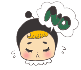 Sticker of the bee sticker #10266257