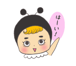 Sticker of the bee sticker #10266258