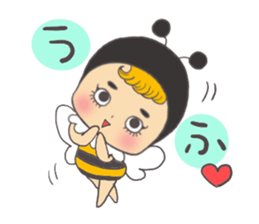 Sticker of the bee sticker #10266262