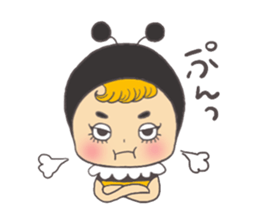 Sticker of the bee sticker #10266263