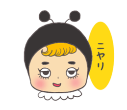 Sticker of the bee sticker #10266265