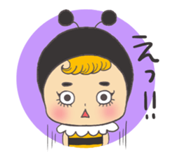 Sticker of the bee sticker #10266270