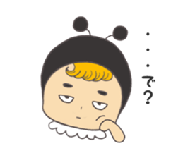 Sticker of the bee sticker #10266278