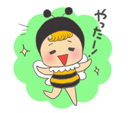 Sticker of the bee sticker #10266279