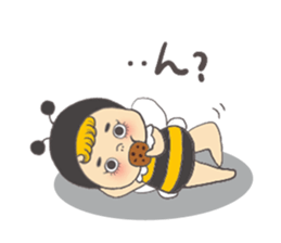 Sticker of the bee sticker #10266280