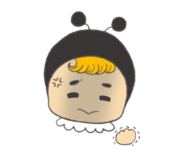 Sticker of the bee sticker #10266281