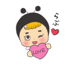 Sticker of the bee sticker #10266285