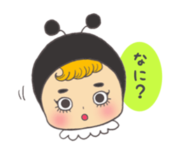 Sticker of the bee sticker #10266289