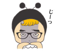 Sticker of the bee sticker #10266294