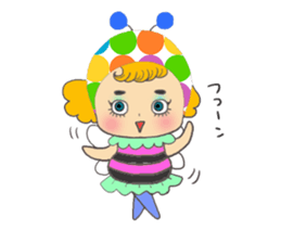 Sticker of the bee sticker #10266295