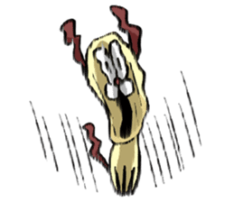 cute hotDog sticker #10266979