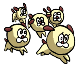 cute hotDog sticker #10267002