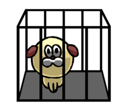 cute hotDog sticker #10267005