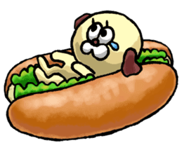 cute hotDog sticker #10267007