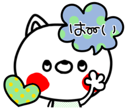 Colorful rabbit and cat sticker #10267097