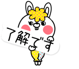 Colorful rabbit and cat sticker #10267099