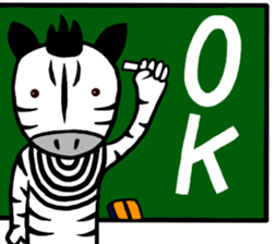 I am Zebra sticker #10267336