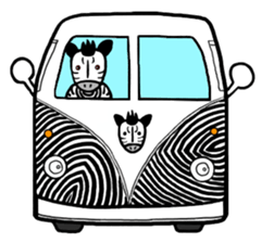 I am Zebra sticker #10267338