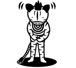 I am Zebra sticker #10267340