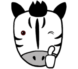 I am Zebra sticker #10267342