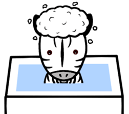 I am Zebra sticker #10267343