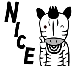 I am Zebra sticker #10267346
