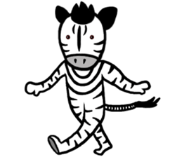 I am Zebra sticker #10267347