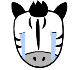 I am Zebra sticker #10267348