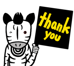 I am Zebra sticker #10267351