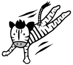I am Zebra sticker #10267353