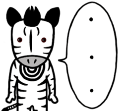 I am Zebra sticker #10267354