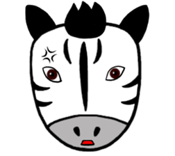 I am Zebra sticker #10267355