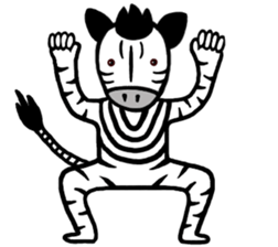 I am Zebra sticker #10267356