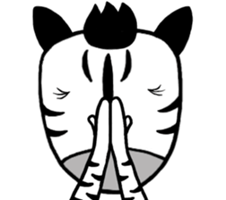 I am Zebra sticker #10267358