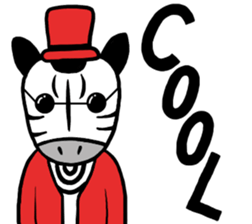 I am Zebra sticker #10267362