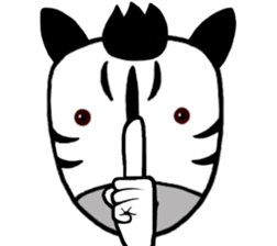 I am Zebra sticker #10267364