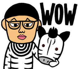 I am Zebra sticker #10267368