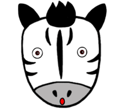 I am Zebra sticker #10267371