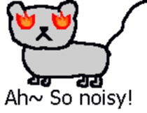 Bear mouse (English) sticker #10267540