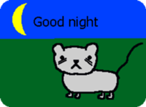 Bear mouse (English) sticker #10267542