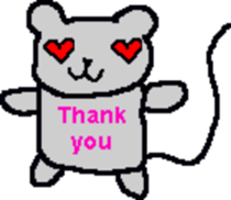 Bear mouse (English) sticker #10267544