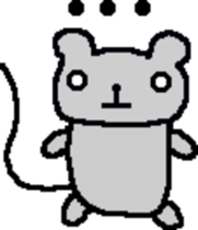 Bear mouse (English) sticker #10267555