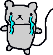 Bear mouse (English) sticker #10267564