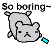 Bear mouse (English) sticker #10267570