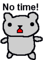 Bear mouse (English) sticker #10267574