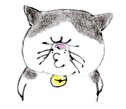 Kansai dialect chubby cat sticker2 sticker #10268399