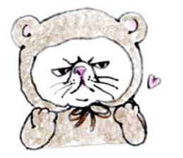 Kansai dialect chubby cat sticker2 sticker #10268412