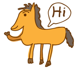 Funny Animals Doodle sticker #10269136